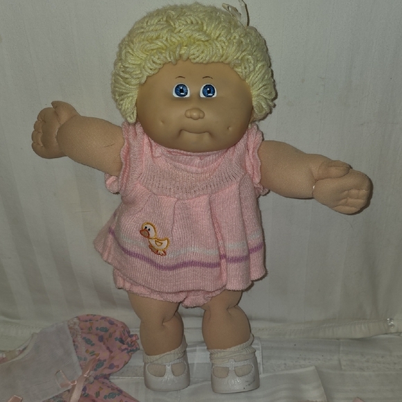 HM9 KT Factory Cabbage Patch Doll in Original CPK Duck Dress Outfit - Picture 2 of 9